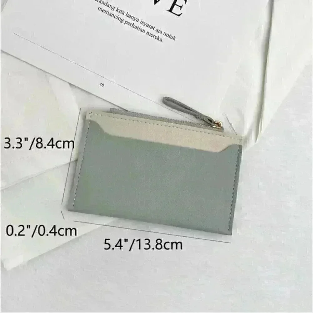 ⚠️Clearance🫧Two Tone Card Holder / Wallet Light Grey - Picture 4 of 4